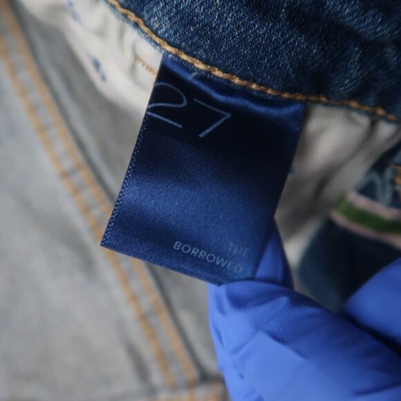 Anthropologie Pilcro Borrowed Boyfriend Patchwork Jeans Size 27 - Picture 7 of 12